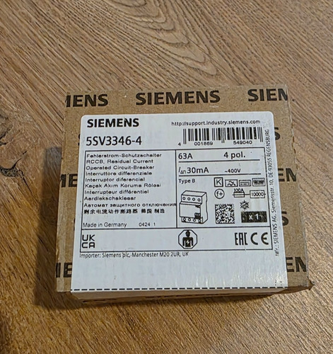Siemens schalter 5sv3346 4 - fi-schalter, 5sv3346-4
