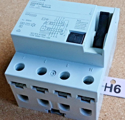 Schutzschalter typ 25a - fi-schutzschalter, b,