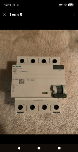 Siemens rcd fehlerstrom - rcd, fi