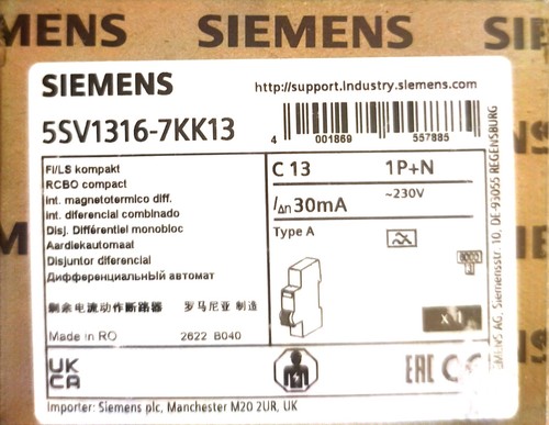 Siemens schalter kompakt - siemens, fi/ls-schalter