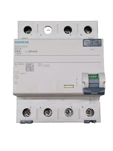 Siemens schalter 5sv3 342 - fi-schalter, 342-6