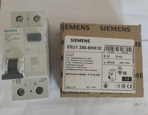 Siemens schalter rcbo - , fi/ls-schalter