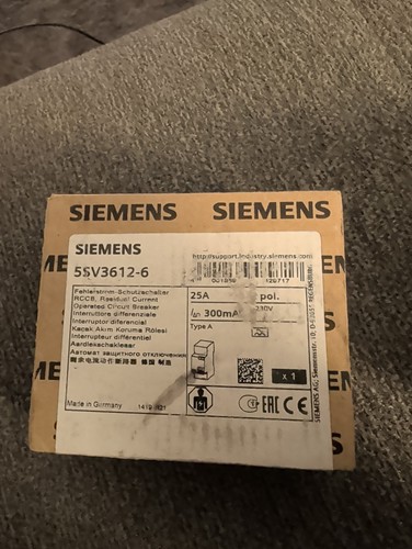 Siemens 5sv3612 - siemens, 5sv3612-6