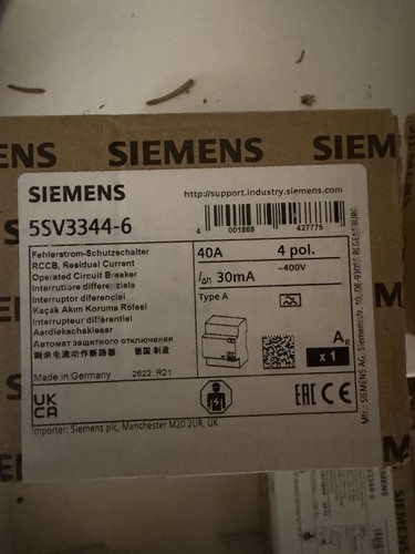Siemens 5sv3344 fi - 4x, 5sv3344-6
