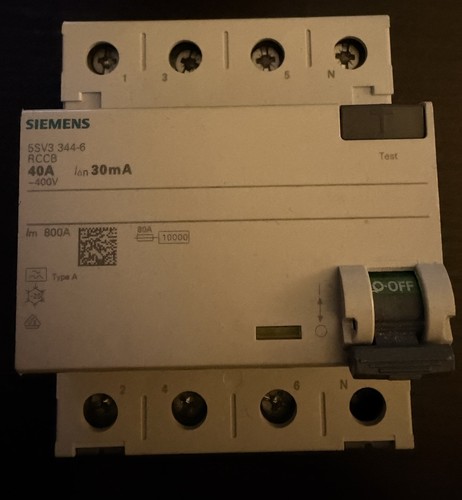 Siemens 5sv3344 schalter - siemens, fi-schalter