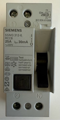 Siemens schalter 25a - fi/ls-schalter, /