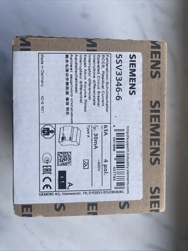 Siemens 5sv3346 - siemens, 5sv3346-6
