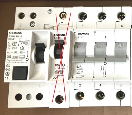 Siemens schalter 25a - siemens, fi-schalter