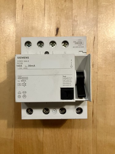 Siemens 5sm3 344 schalter - 344-6, fi