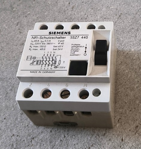 Siemens nfi schutzschalter - siemens, nfi-schutzschalter