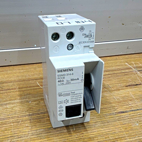 Siemens rcd 5sm3 314 typ - fi/rcd, 314-6